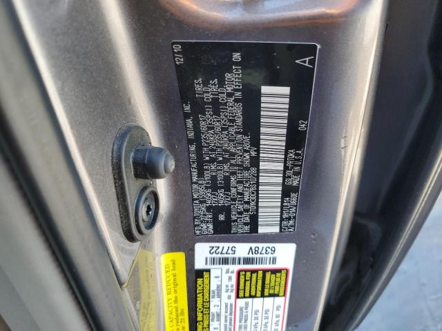 Photo 12 VIN: 5TDYK3DC7BS107288 - TOYOTA SIENNA XLE 