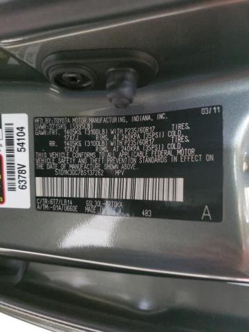 Photo 12 VIN: 5TDYK3DC7BS137262 - TOYOTA SIENNA XLE 