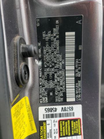 Photo 12 VIN: 5TDYK3DC7DS308952 - TOYOTA SIENNA XLE 