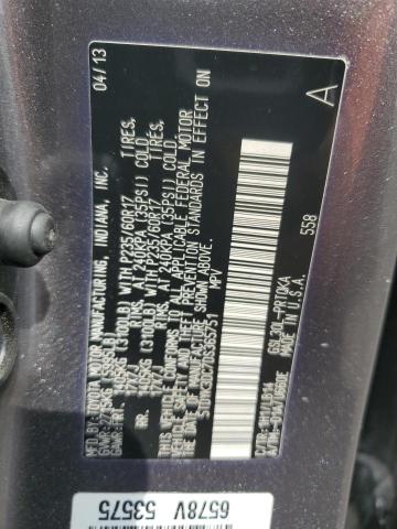 Photo 12 VIN: 5TDYK3DC7DS365751 - TOYOTA SIENNA XLE 