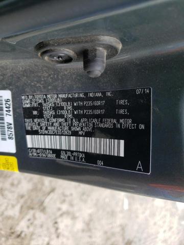 Photo 9 VIN: 5TDYK3DC7ES512829 - TOYOTA SIENNA XLE 