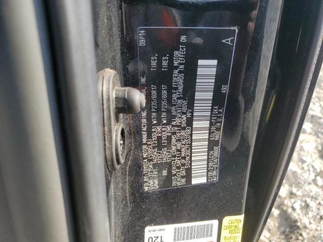 Photo 12 VIN: 5TDYK3DC7FS537683 - TOYOTA SIENNA XLE 