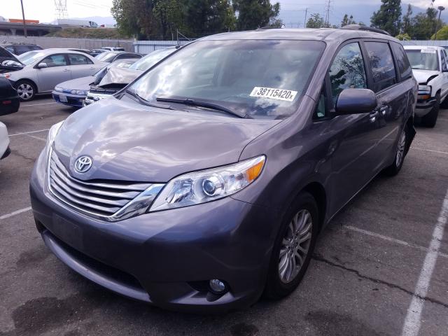 Photo 1 VIN: 5TDYK3DC7FS657497 - TOYOTA SIENNA XLE 