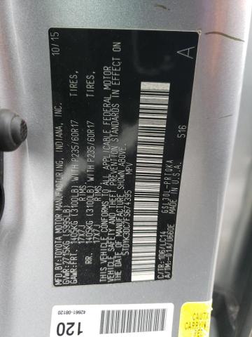 Photo 13 VIN: 5TDYK3DC7FS674395 - TOYOTA SIENNA XLE 