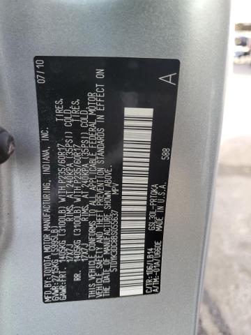 Photo 12 VIN: 5TDYK3DC8BS055637 - TOYOTA SIENNA XLE 