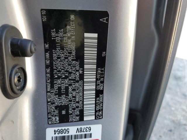 Photo 12 VIN: 5TDYK3DC8BS085205 - TOYOTA SIENNA XLE 