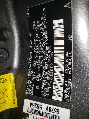 Photo 11 VIN: 5TDYK3DC8DS334394 - TOYOTA SIENNA XLE 