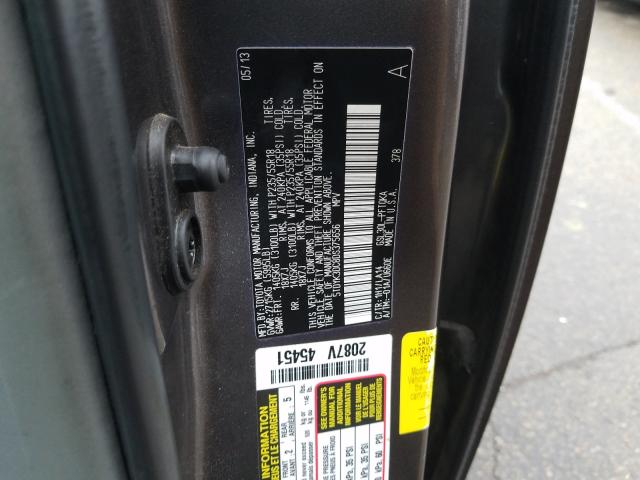 Photo 9 VIN: 5TDYK3DC8DS375656 - TOYOTA SIENNA XLE 