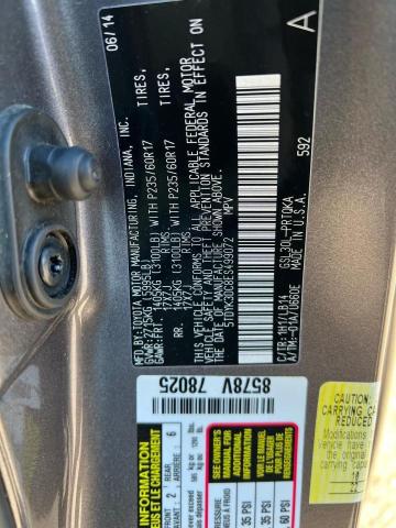 Photo 9 VIN: 5TDYK3DC8ES499072 - TOYOTA SIENNA XLE 