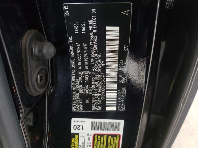 Photo 9 VIN: 5TDYK3DC8FS643477 - TOYOTA SIENNA XLE 