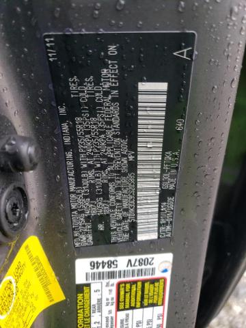 Photo 12 VIN: 5TDYK3DC9CS205885 - TOYOTA SIENNA XLE 