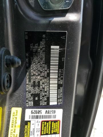 Photo 12 VIN: 5TDYK3DC9CS238255 - TOYOTA SIENNA XLE 