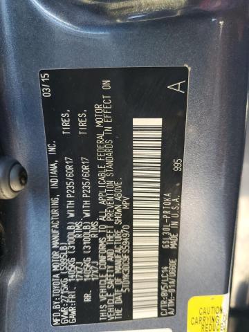 Photo 13 VIN: 5TDYK3DC9FS594970 - TOYOTA SIENNA XLE 