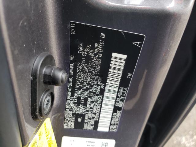 Photo 9 VIN: 5TDYK3DCXCS196131 - TOYOTA SIENNA XLE 