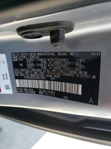 Photo 9 VIN: 5TDYK3DCXCS201361 - TOYOTA SIENNA XLE 