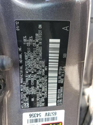 Photo 12 VIN: 5TDYK3DCXCS218743 - TOYOTA SIENNA XLE 