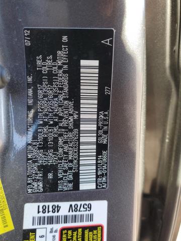 Photo 12 VIN: 5TDYK3DCXCS276299 - TOYOTA SIENNA XLE 