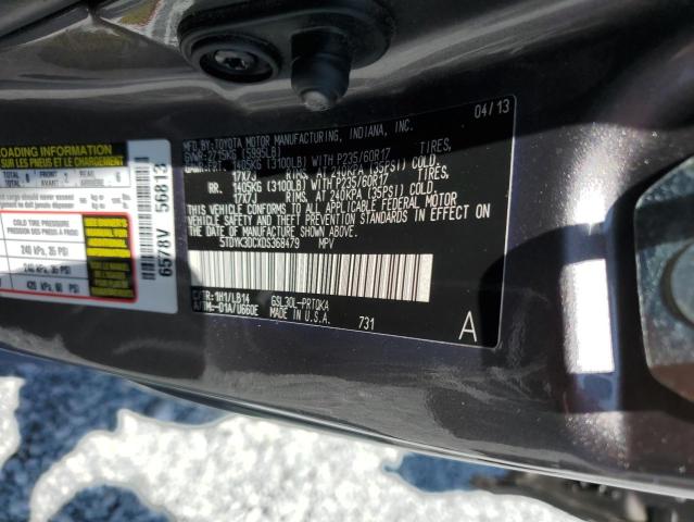 Photo 13 VIN: 5TDYK3DCXDS368479 - TOYOTA SIENNA XLE 