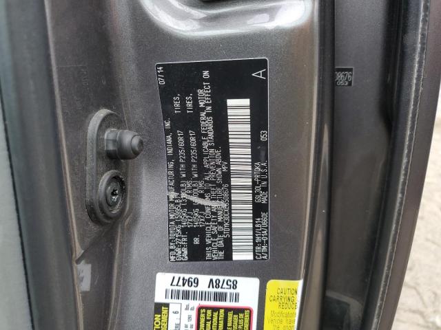 Photo 12 VIN: 5TDYK3DCXES508676 - TOYOTA SIENNA XLE 