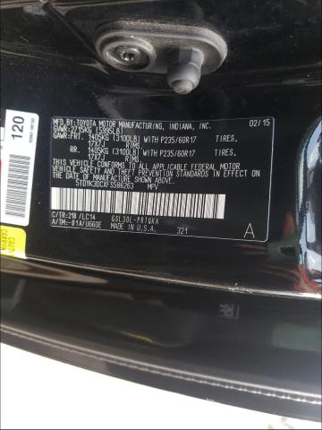 Photo 9 VIN: 5TDYK3DCXFS586263 - TOYOTA SIENNA XLE 