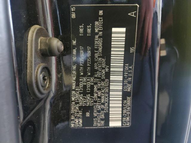 Photo 12 VIN: 5TDYK3DCXFS651029 - TOYOTA SIENNA XLE 