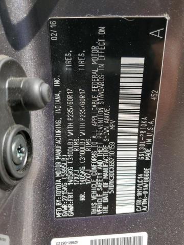 Photo 12 VIN: 5TDYK3DCXGS710159 - TOYOTA SIENNA XLE 