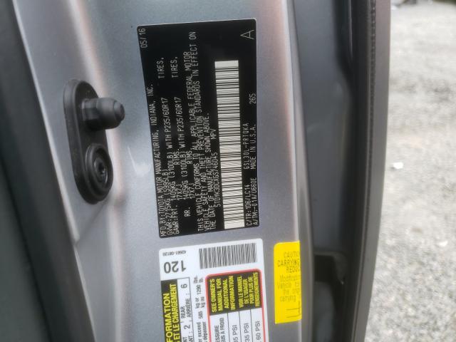 Photo 9 VIN: 5TDYK3DCXGS746045 - TOYOTA SIENNA XLE 