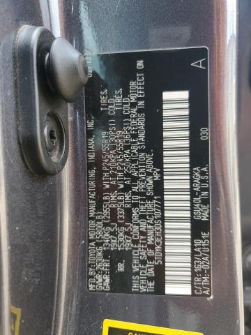 Photo 12 VIN: 5TDYK3EH3DS107771 - TOYOTA HIGHLANDER 