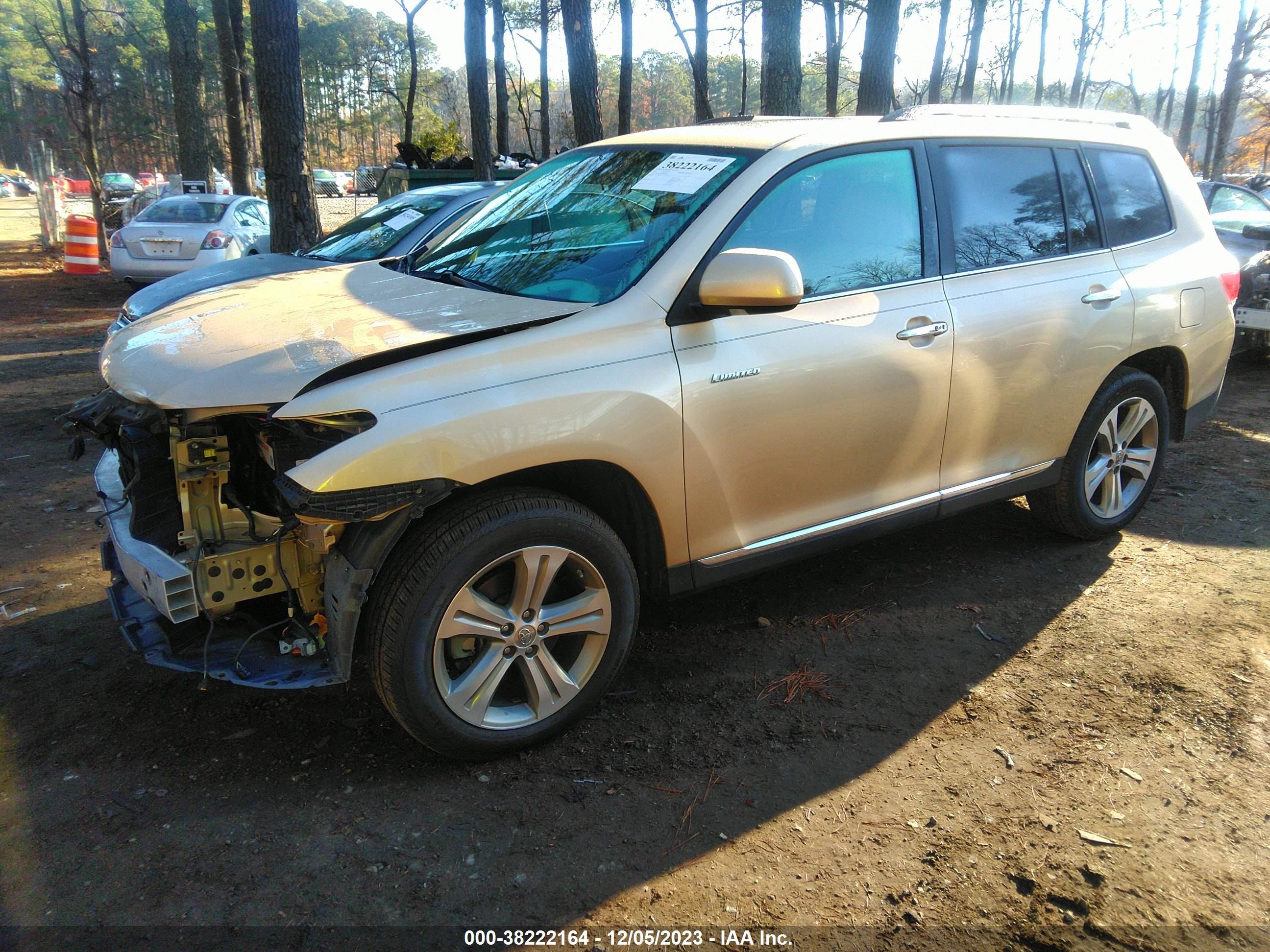 Photo 1 VIN: 5TDYK3EH9BS049212 - TOYOTA HIGHLANDER 