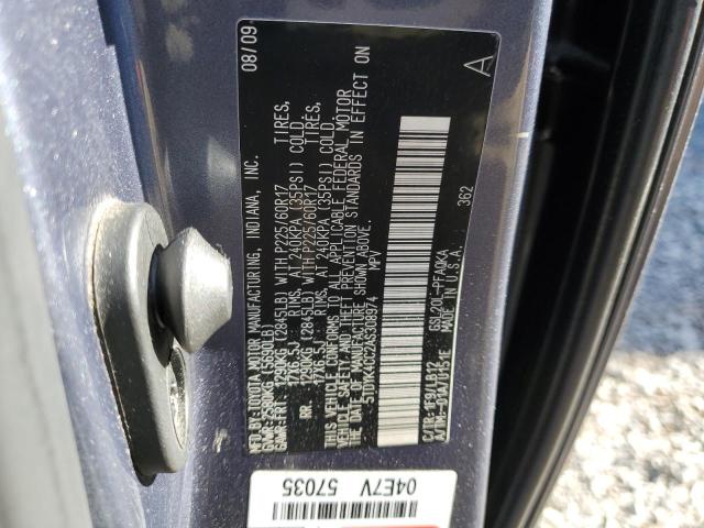 Photo 12 VIN: 5TDYK4CC2AS308974 - TOYOTA SIENNA XLE 