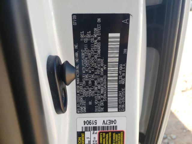 Photo 9 VIN: 5TDYK4CC5AS304420 - TOYOTA SIENNA XLE 