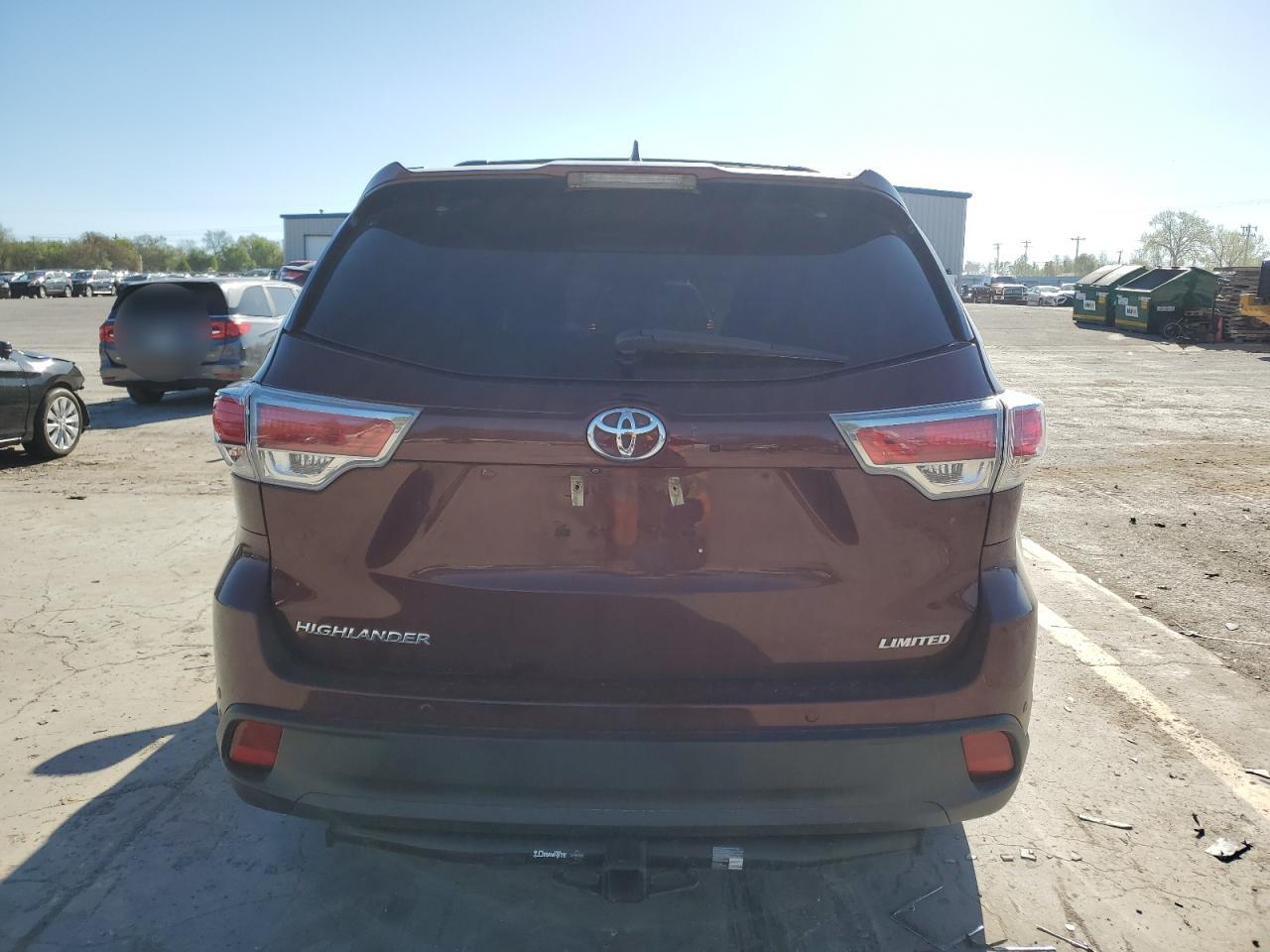 Photo 5 VIN: 5TDYKRFH0GS164631 - TOYOTA HIGHLANDER 