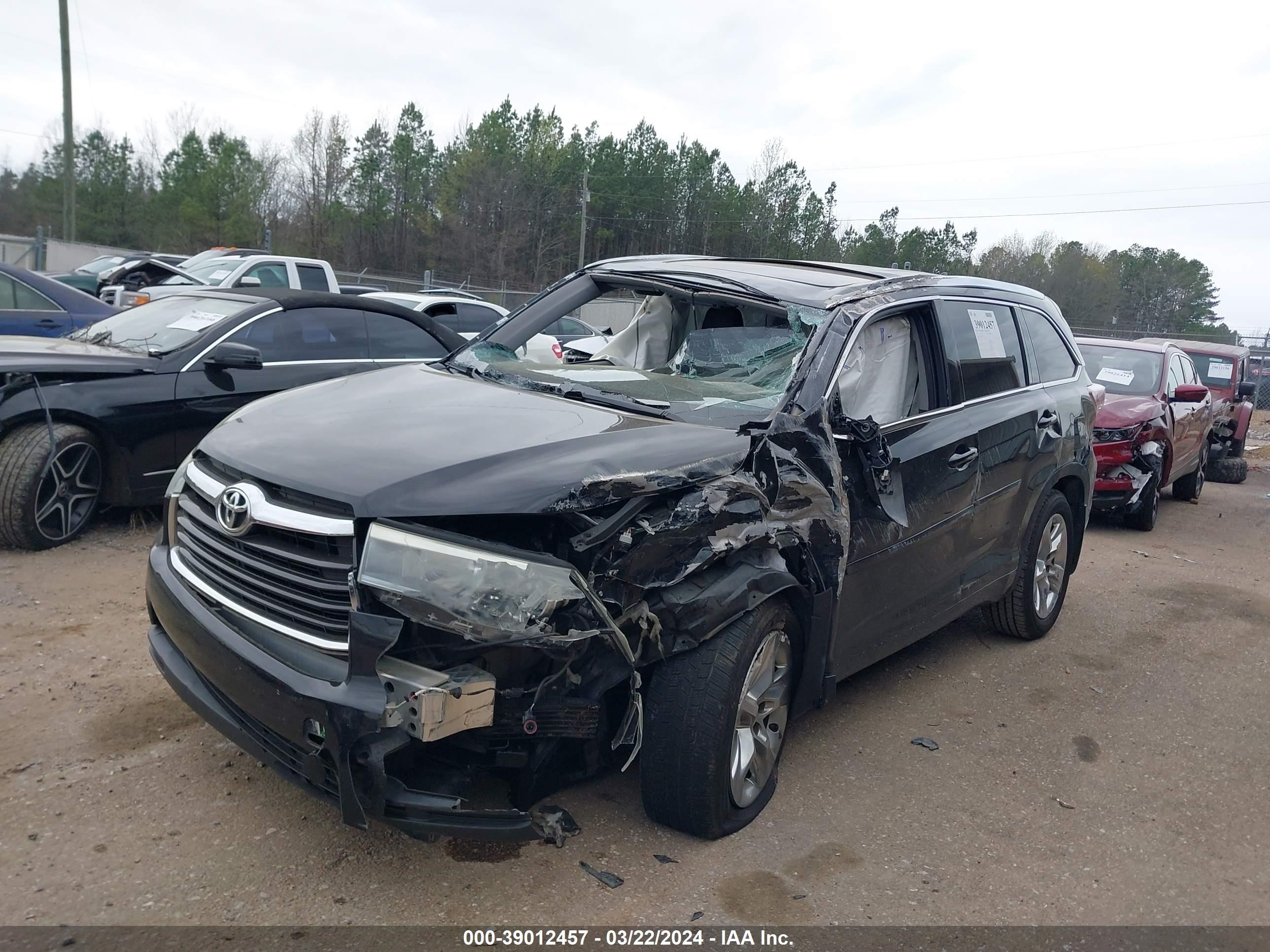 Photo 1 VIN: 5TDYKRFH2ES013948 - TOYOTA HIGHLANDER 