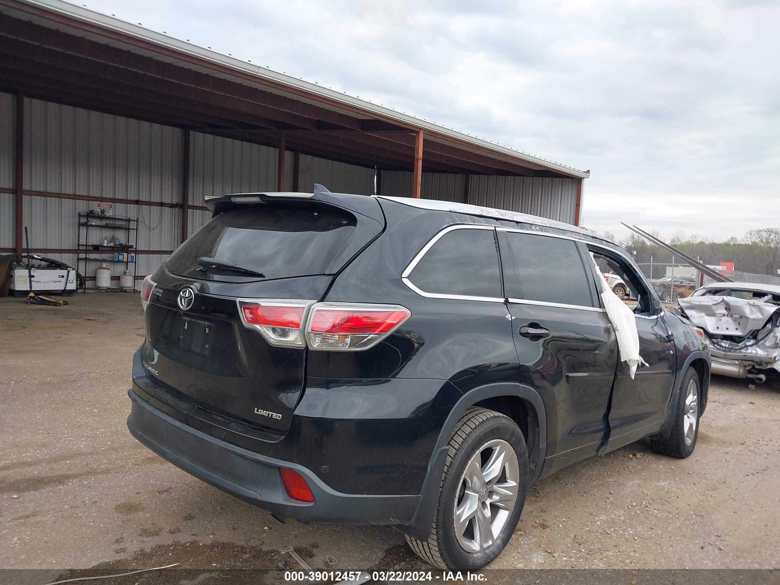 Photo 3 VIN: 5TDYKRFH2ES013948 - TOYOTA HIGHLANDER 