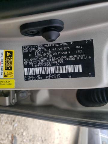 Photo 9 VIN: 5TDYKRFH7ES024475 - TOYOTA HIGHLANDER 