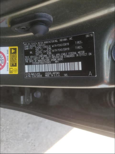 Photo 9 VIN: 5TDYKRFH8GS170063 - TOYOTA HIGHLANDER 