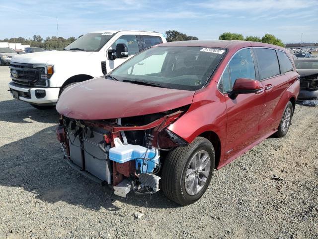 Photo 1 VIN: 5TDYRKEC0MS061763 - TOYOTA SIENNA XLE 