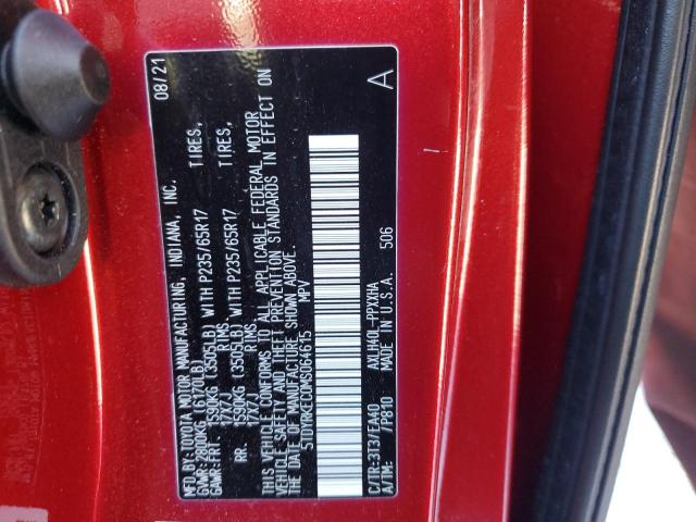 Photo 12 VIN: 5TDYRKEC0MS064615 - TOYOTA SIENNA XLE 