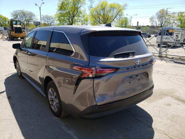 Photo 2 VIN: 5TDYRKEC4MS008788 - TOYOTA SIENNA XLE 