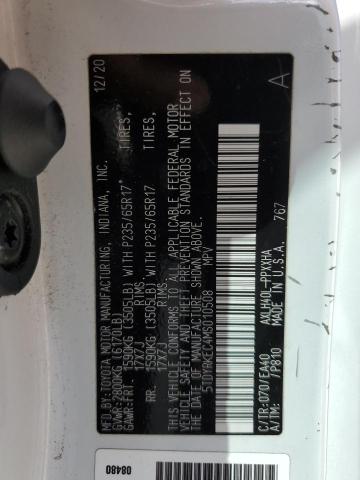 Photo 12 VIN: 5TDYRKEC4MS010508 - TOYOTA SIENNA XLE 