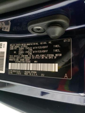 Photo 9 VIN: 5TDYRKEC4NS126986 - TOYOTA SIENNA XLE 