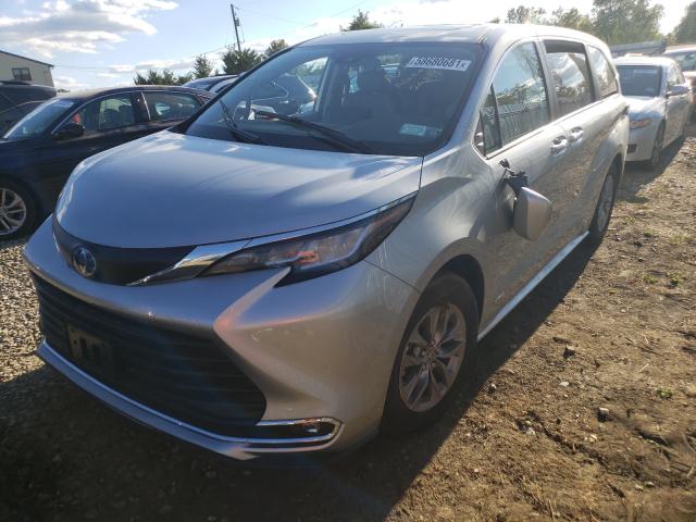 Photo 1 VIN: 5TDYRKEC5MS033859 - TOYOTA SIENNA XLE 