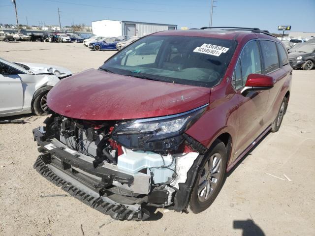 Photo 1 VIN: 5TDYRKEC5MS044666 - TOYOTA SIENNA XLE 