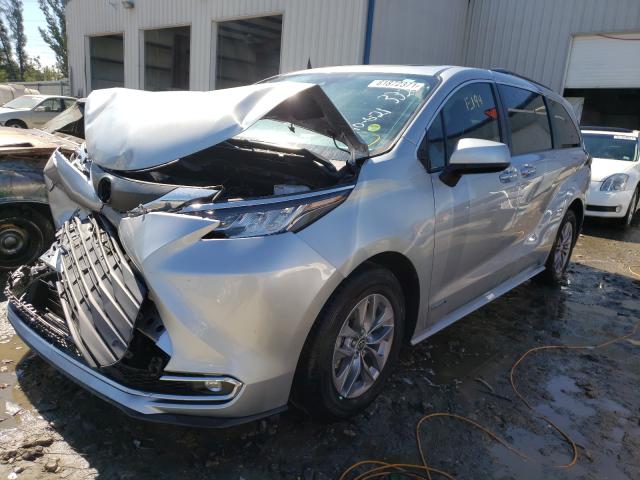 Photo 1 VIN: 5TDYRKEC6MS013328 - TOYOTA SIENNA XLE 