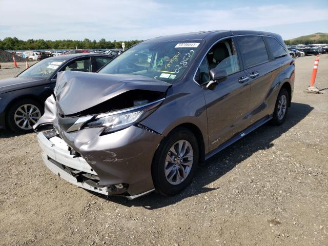 Photo 1 VIN: 5TDYRKEC7MS028629 - TOYOTA SIENNA XLE 