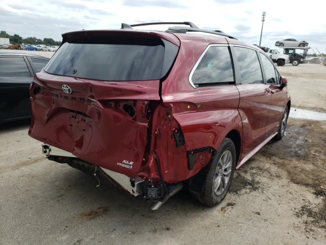 Photo 3 VIN: 5TDYRKEC7MS056012 - TOYOTA SIENNA XLE 