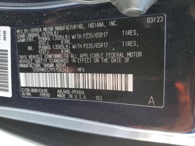 Photo 12 VIN: 5TDYRKEC7PS156342 - TOYOTA SIENNA XLE 