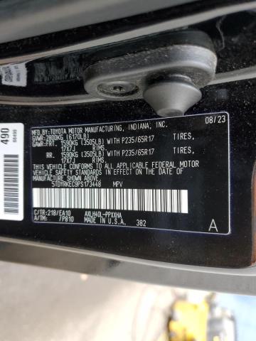 Photo 12 VIN: 5TDYRKEC9PS173448 - TOYOTA SIENNA XLE 