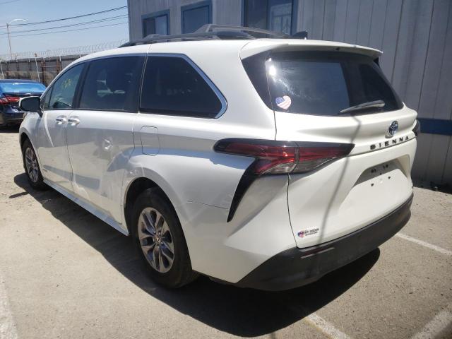 Photo 2 VIN: 5TDYRKECXMS005359 - TOYOTA SIENNA XLE 