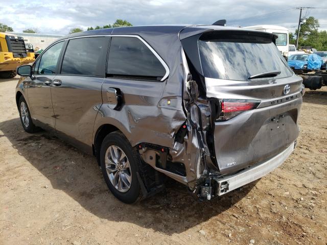 Photo 2 VIN: 5TDYSKFC1MS009237 - TOYOTA SIENNA XLE 